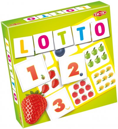 Tactic Fruits & Numbers Lotto board game