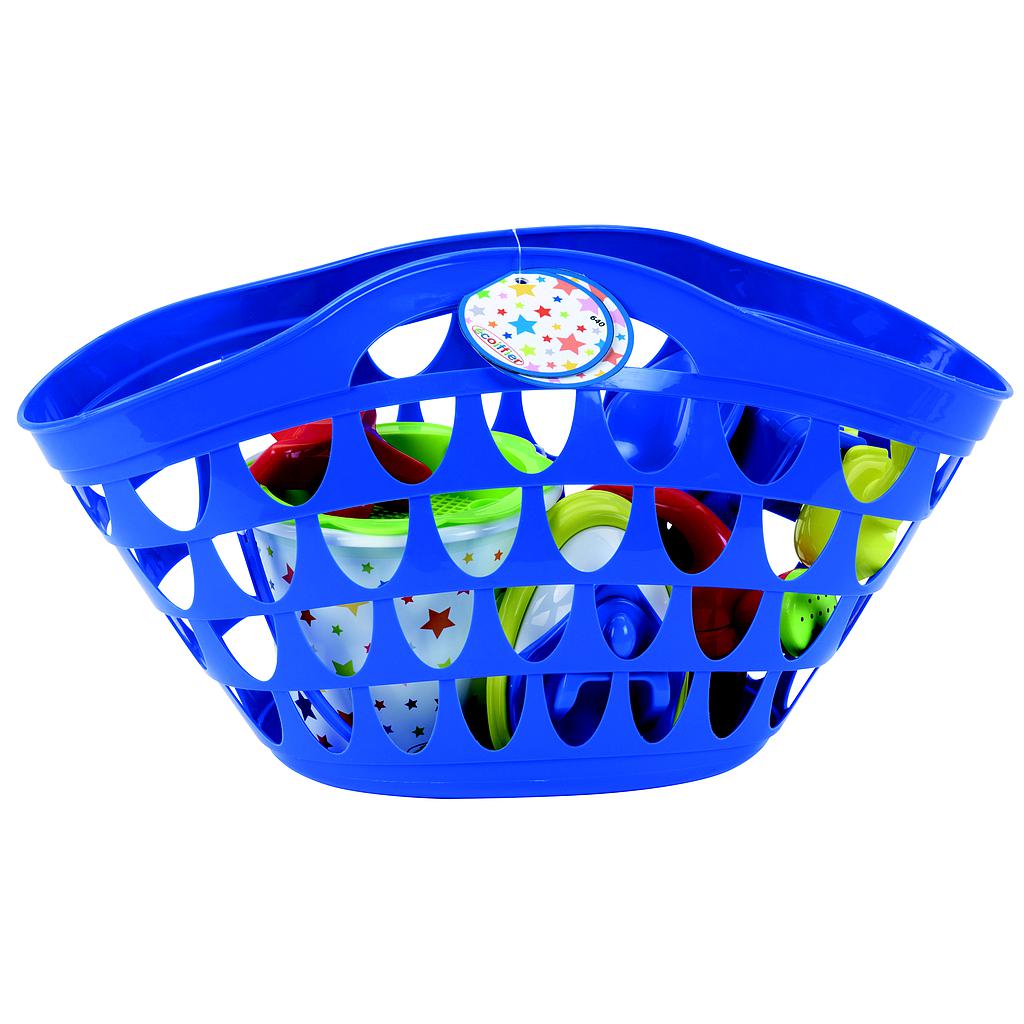 Ecoiffier Sand Tools in a Basket Stars