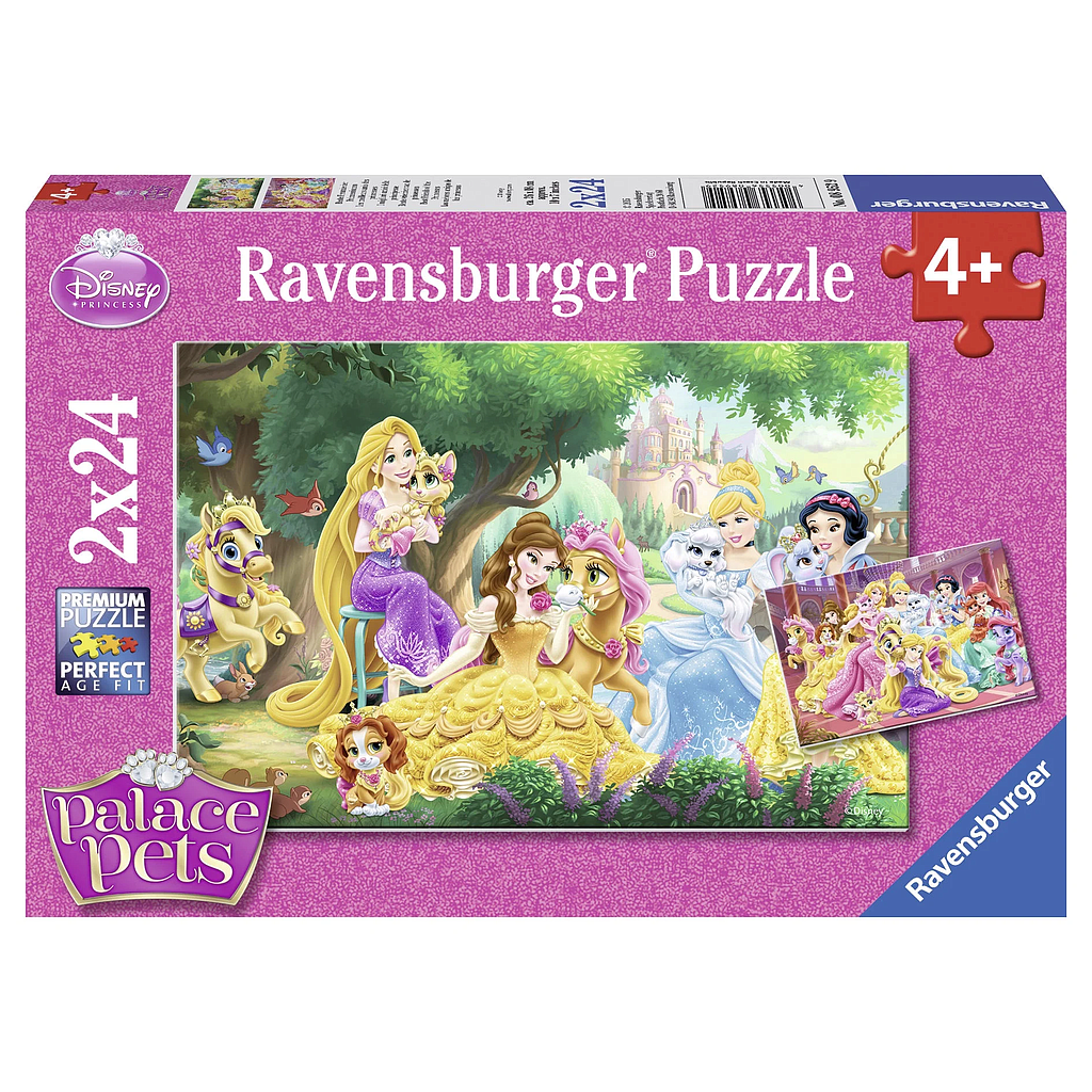 Ravensburger Puzzle 2x24 pc Princesses' Best Friends