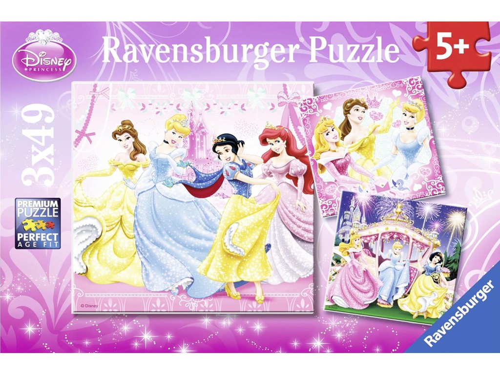 Ravensburger Puzzle 3x49 pc Snow White