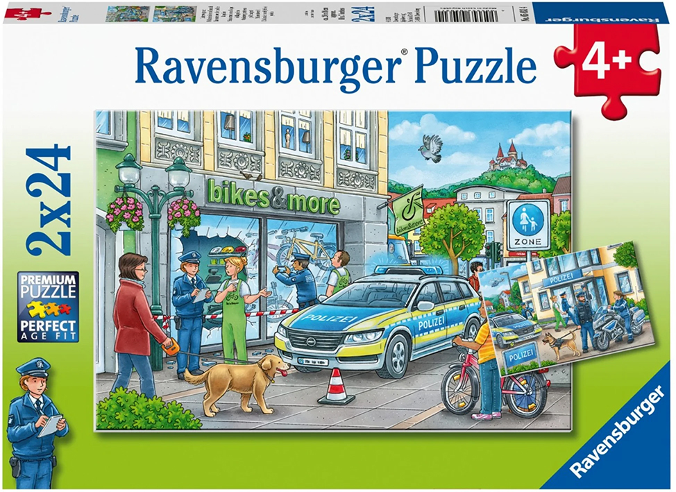 Ravensburger Puzzle 2x24 pc Police at Work