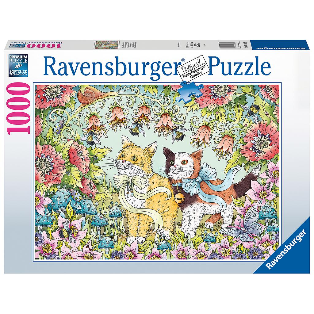 Ravensburger Puzzle 1000 pc Kitten friendship