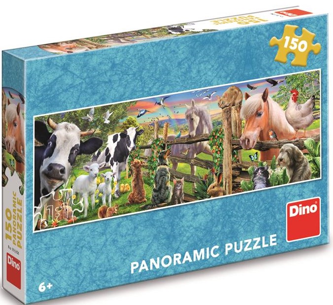 
Dino panoramic puzzle 150 pcs Farm