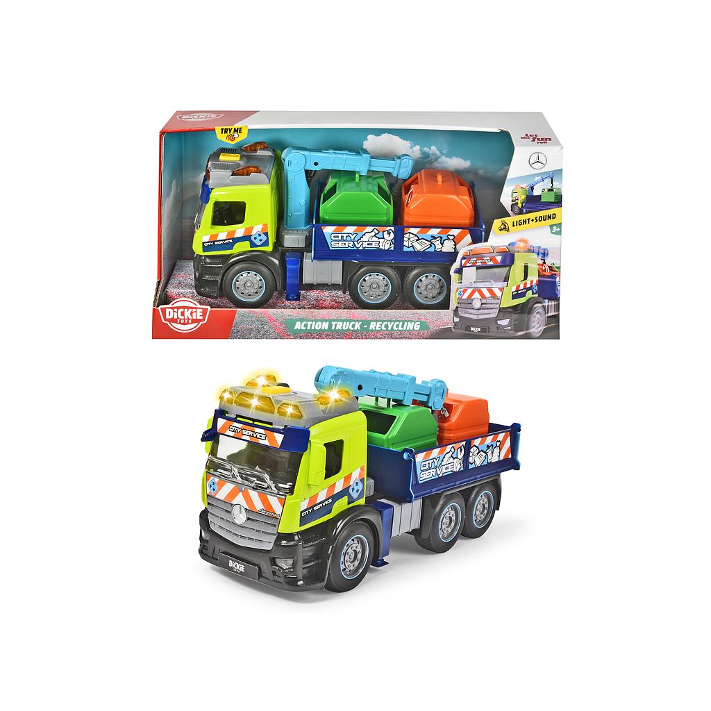 Dickie Toys Action Truck - Recycling