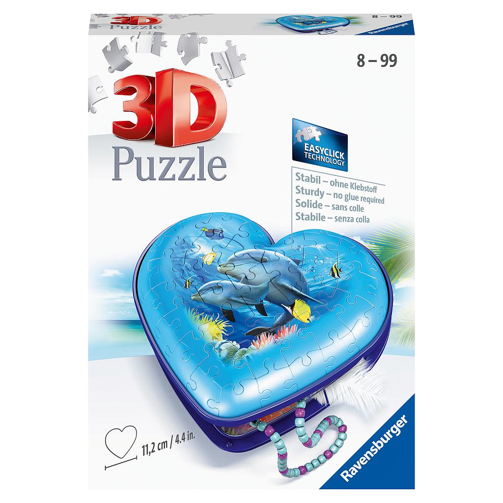 Ravensburger 3D Puzzle Heart Box Veealunemaailm
