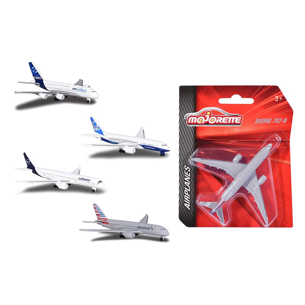 Majorette passenger planes 4 different