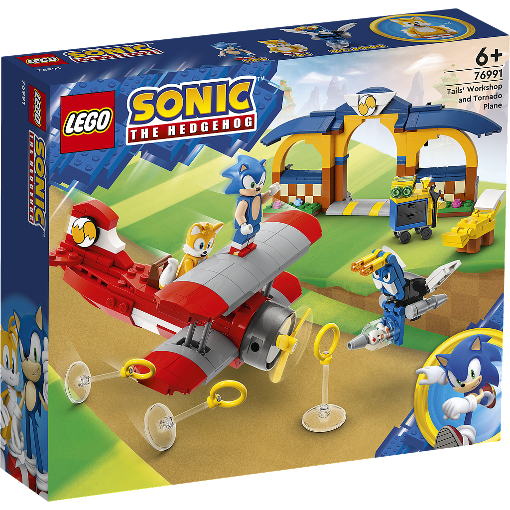 LEGO Sonic the Hedgehog Tails' Workshop and Tornado Plane